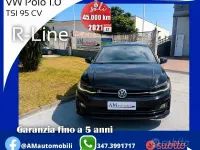 Usata VW Polo R-line 95 CV (69 kW) 2021 Nero Utilitaria