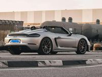 Usata Porsche 718 Spyder 420 CV (308 kW) 2023 Argento Cabrio
