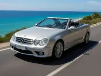 Usata Mercedes CLK200 Elegance 163 CV (119 kW) 2004 Argento Cabrio