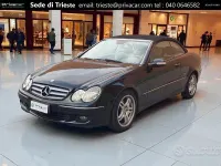 Usata Mercedes CLK320 Elegance 224 CV (164 kW) 2007 Nero Cabrio