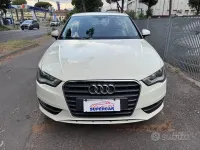 Usata Audi A3 Attraction 105 CV (77 kW) 2014 Bianco Berlina