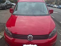 Begagnad VW Caddy 102 HK (75 kW) 2011 Röd Minibuss