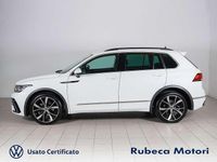 Usata VW Tiguan R-line 150 CV (110 kW) 2022 Bianco SUV
