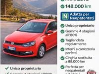 Usata VW Polo Trendline 60 CV (44 kW) 2016 Rosso Berlina