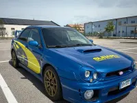 Usata Subaru Impreza 218 CV (160 kW) 2001 Blu Berlina