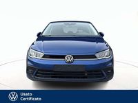 Usata VW Polo 80 CV (58 kW) 2022 Blu Utilitaria