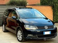 Usata VW Sharan 140 CV (102 kW) 2014 Blu Monovolume