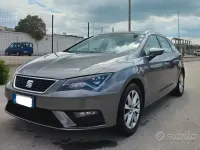 Usata Seat Leon ST Style 115 CV (84 kW) 2018 Grigio Station wagon