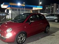 Usata Fiat 500 95 CV (69 kW) 2011 Rosso Cabrio
