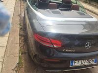 Usata Mercedes C220 Premium 194 CV (142 kW) 2019 Nero Cabrio