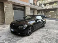 Usata BMW 218 Sport Line 150 CV (110 kW) 2020 Nero Cabrio