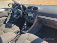 Usata VW Golf VI 105 CV (77 kW) 2010 Nero Utilitaria