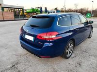 Usata Peugeot 308 GT-line 120 CV (88 kW) 2016 Blu Station wagon