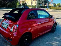 Usata Fiat 500 Lounge 69 CV (50 kW) 2014 Rosso Cabrio