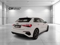 Usata Audi A3 150 CV (110 kW) 2023 Bianco Berlina