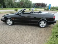 Usata Saab 900 Cabriolet 131 CV (96 kW) 1996 Nero Cabrio