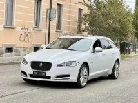 Usata Jaguar XF Sportbrake Premium Luxury 275 CV (202 kW) 2013 Polaris white Station wagon