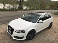 Usata Audi A3 Attraction 110 CV (80 kW) 2010 Bianco Utilitaria