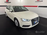 Usata Audi A3 Ambition 110 CV (80 kW) 2015 Bianco Berlina