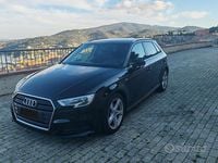 Usata Audi A3 S-Line 150 CV (110 kW) 2016 Nero Berlina