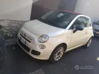 Usata Fiat 500 85 CV (62 kW) 2011 Bianco Cabrio