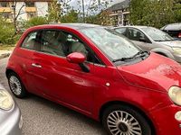 Begagnad Fiat 500 69 HK (50 kW) 2011 Röd Halvkombi