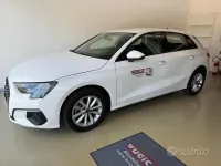 Usata Audi A3 110 CV (80 kW) 2024 Bianco Berlina