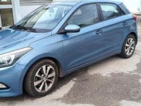 Usata Hyundai i20 90 CV (66 kW) 2016 Blu Berlina