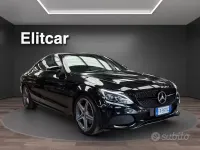 Usata Mercedes C180 156 CV (114 kW) 2017 Nero Coupé
