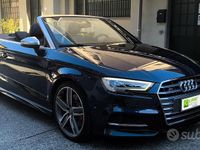 Usata Audi S3 310 CV (228 kW) 2017 Blu Cabrio