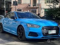 Usata Audi A5 190 CV (139 kW) 2018 Blu Coupé