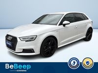 Usata Audi A3 Sportback e-tron Sport 150 CV (110 kW) 2018 Bianco pastello Utilitaria