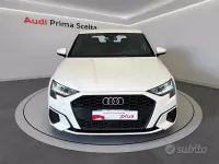 Usata Audi A3 Advanced 110 CV (80 kW) 2023 Bianco ibis Berlina