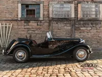 Usata MG TD 57 CV (41 kW) 1952 Nero Cabrio