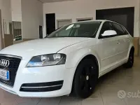 Usata Audi A3 Ambition 90 CV (66 kW) 2010 Bianco Utilitaria