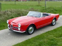 Usata Alfa Romeo 2600 145 CV (106 kW) 1963 Rosso Cabrio