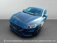 Usata Ford Focus ST-Line 125 CV (91 kW) 2018 0f blu lava metallizzato Berlina