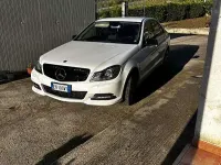 Usata Mercedes C200 Elegance 136 CV (100 kW) 2012 Bianco Berlina