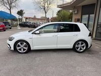 Usata VW Golf VII R-line 150 CV (110 kW) 2018 Bianco Berlina