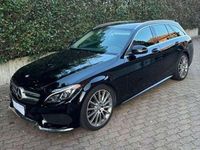 Usata Mercedes C220 Premium Plus 170 CV (125 kW) 2016 Nero Station wagon
