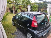Usata Peugeot 107 54 CV (39 kW) 2007 Nero Utilitaria