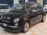 Usata Fiat 500 Lounge 95 CV (69 kW) 2011 Nero Cabrio