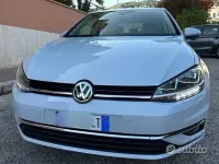Usata VW Golf VII 115 CV (84 kW) 2018 Bianco Berlina