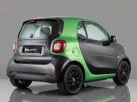 Usata Smart ForTwo Electric Drive Passion 41 kW (56 CV) 2018 Nero/verde Utilitaria