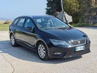 Usata Seat Leon 110 CV (80 kW) 2015 Nero Station wagon