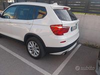 Usata BMW X3 Efficient Dynamics 184 CV (135 kW) 2013 Bianco SUV