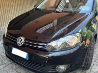 Usata VW Golf VI 102 CV (75 kW) 2009 Nero Berlina