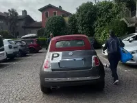 Usata Fiat 500 69 CV (50 kW) 2010 Grigio Cabrio