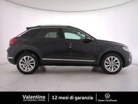 Usata VW T-Roc Style 110 CV (80 kW) 2022 Nero SUV