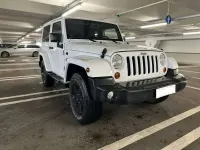 Usata Jeep Wrangler Sahara 200 CV (147 kW) 2012 Bianco SUV